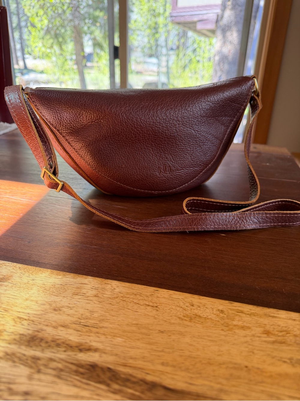 Portland Leather - Koala Medium - Nutmeg Crossbody Bag